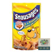 Friandises pour chiens Snausages au bœuf et au fromage dans une couverture 196 g